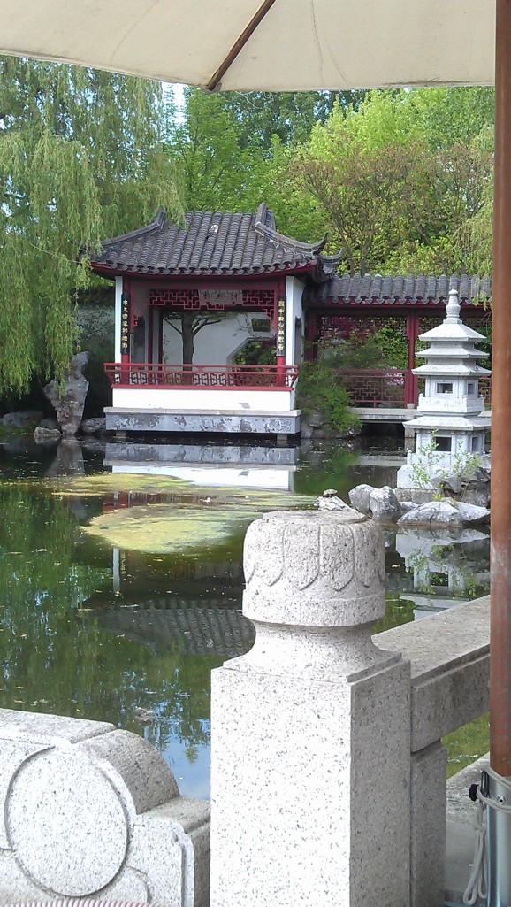 Chinesischer Garten Pavillon des ruhigen Mondes Marzahn